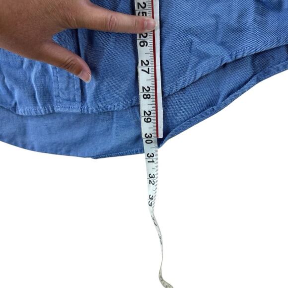 Tommy Hilfiger Button Up Long Sleeve Shirt 100s 2 Ply Double Retors men’s sz L - Picture 11 of 12